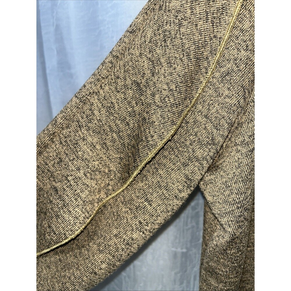 Clara Sun Woo Women's Boat Neck Top 3/4 Sleeves Brown Pullover Size Large - Picture 3 of 6